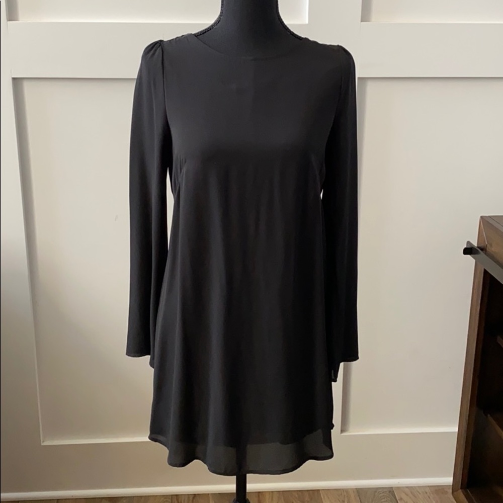 Black Open back Dress